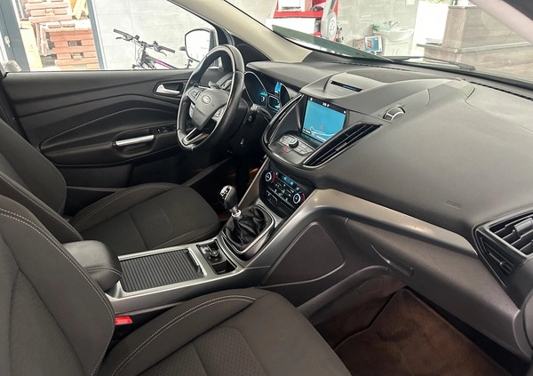 Ford Kuga cena 69900 przebieg: 76297, rok produkcji 2018 z Wyszków małe 781